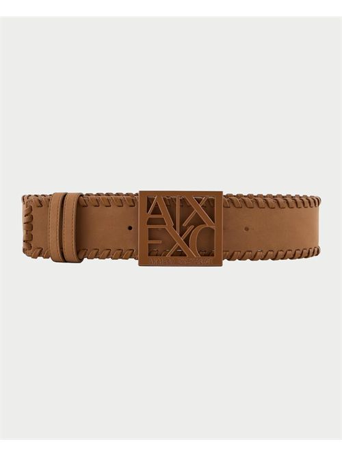 Ceinture femme AX avec grande boucle logotée ARMANI EXCHANGE | XW000963-AF12574U6305